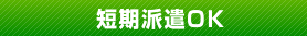 短期派遣OK